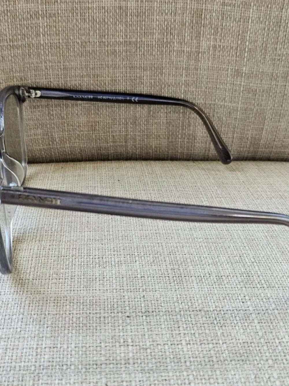 Coach Eyeglasses Frame Transparent Gray Eyewear HC8271 L1101 Glasses Frame only